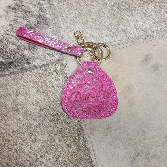 Punchy Pink Keychain