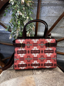 Salmon Aztec Small Purse