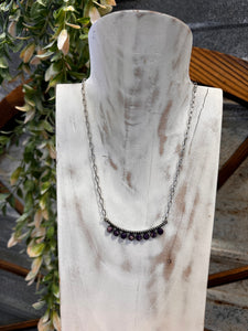 Purple Bar Necklace