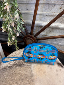 Royal Blue Aztec Pouch