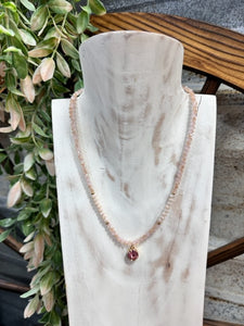 Pink Stone Necklace