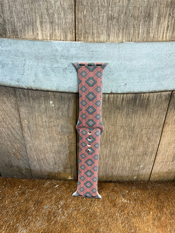 Watch Band - Brown Aztec