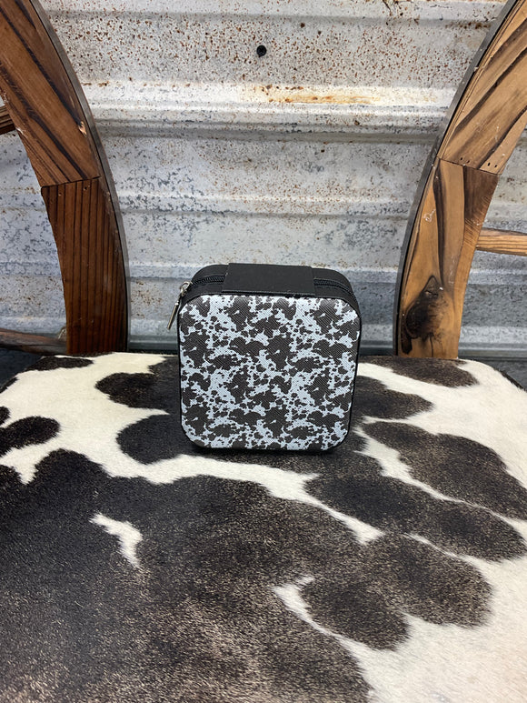 Mini Jewelry Box - Black Cow